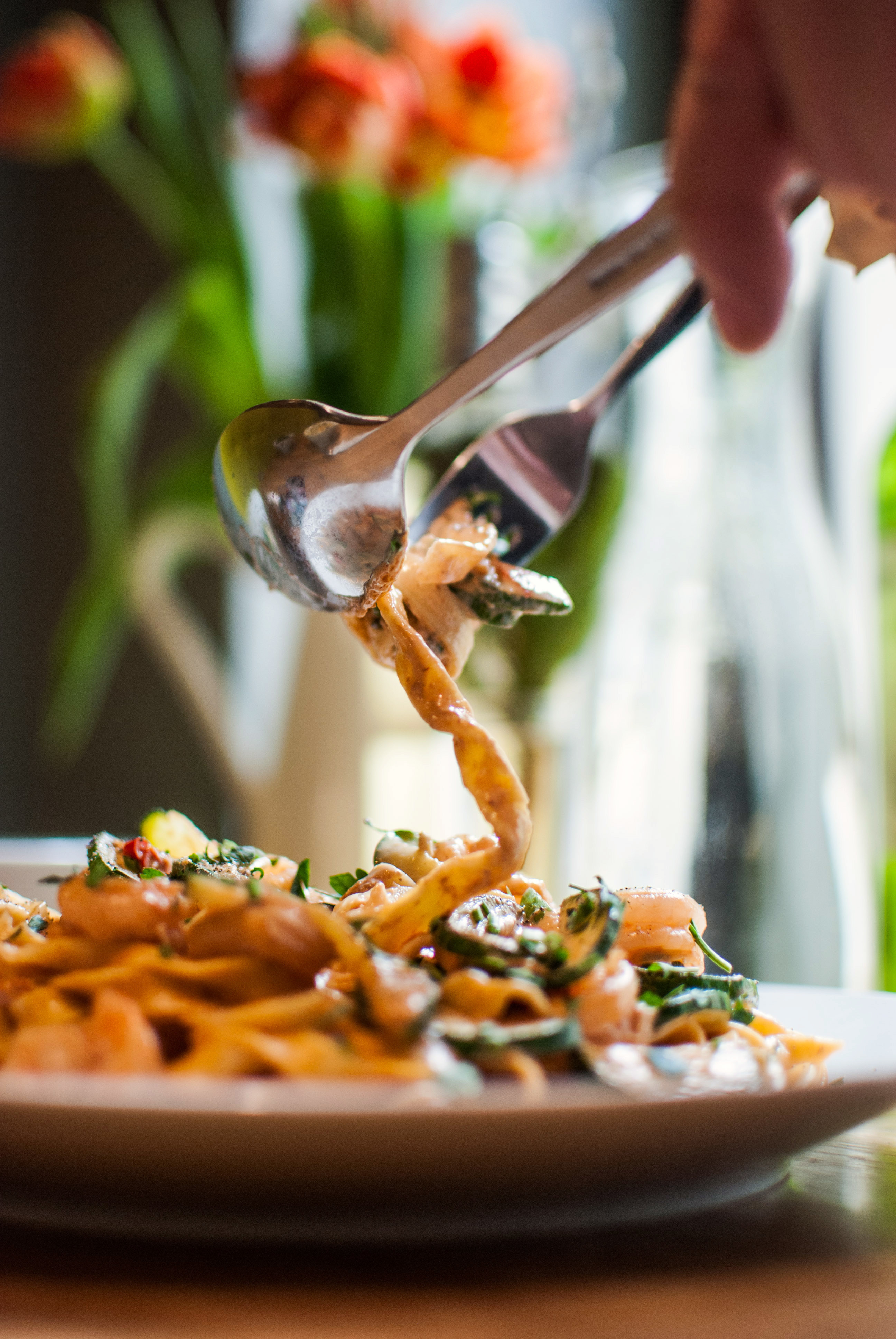 Imagen de un plato de pasta